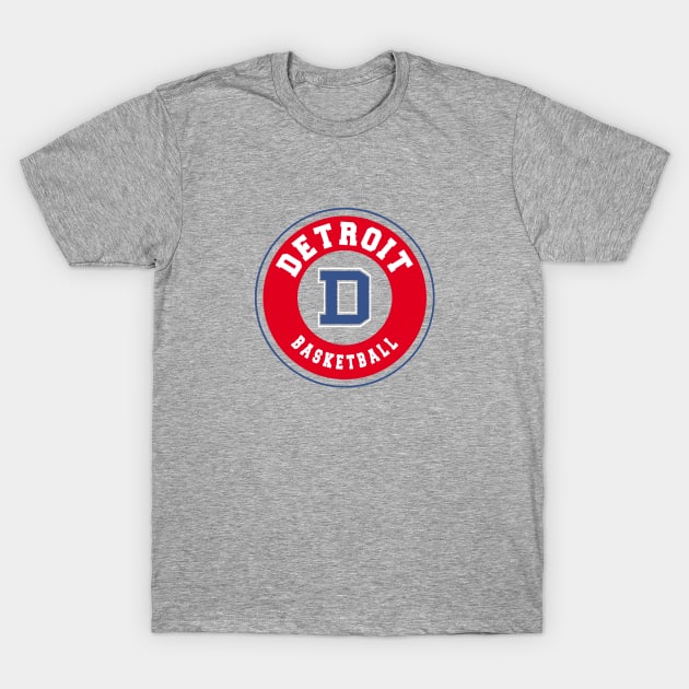 Detroit basketball T-Shirt by BVHstudio